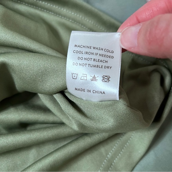 NWT Baltic Born Olivia Maxi Dress Eucalyptus Green Long Sleeve Size Large - Picture 6 of 12